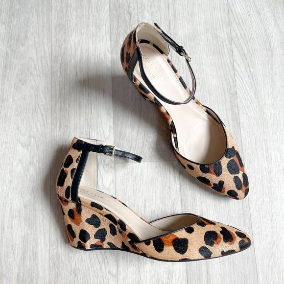 Cole Haan Shoes - NEW Cole Haan Lara Wedge Jaguar Calf Hair Size 9.5